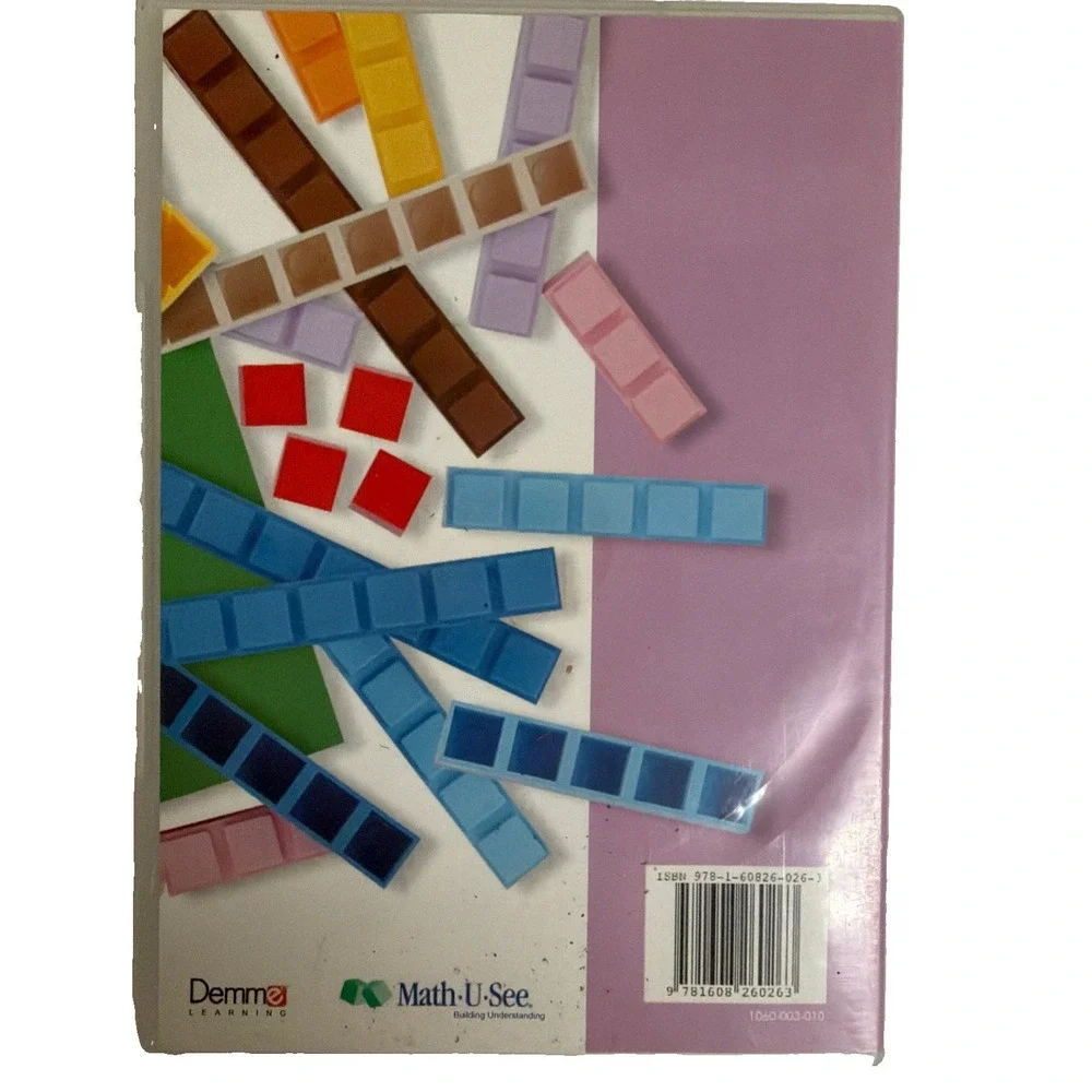 Math-U-See Zeta Decimals & Percents Instruction Manual Book & DVD 2012 Set